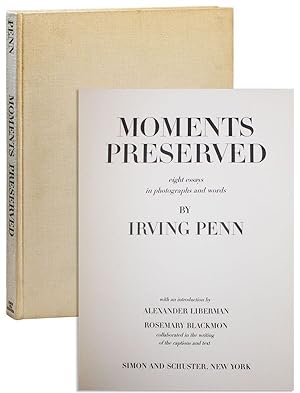 Seller image for Moments Preserved: Eight Essays in Photographs and Words for sale by Lorne Bair Rare Books, ABAA