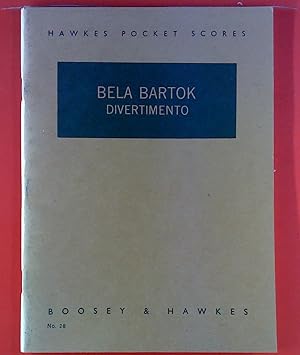 Immagine del venditore per Bla Bartk Divertimento for string orchestra. Hawkes Pocket Scores. Notenbchlein venduto da biblion2