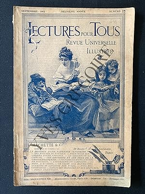 LECTURES POUR TOUS-NEUVIEME ANNEE-N°12-SEPTEMBRE 1907