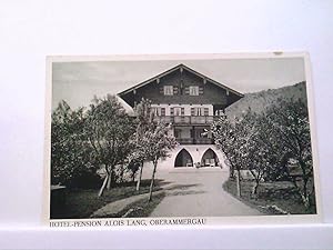 AK Oberammergau, Hotel - Pension Alois Lang.