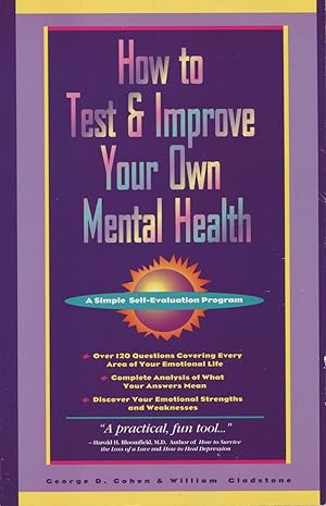 Immagine del venditore per How to Test and Improve Your Own Mental Health venduto da Kenneth A. Himber