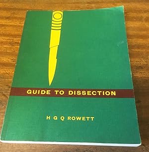 Bild des Verkufers fr Guide to Dissection zum Verkauf von Scarthin Books ABA, ILAB.