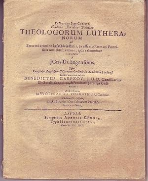 Vindiciae iuridico-politicae theologorum Lutheranorum ab enormi crimine laesae majestatis, ex ass...