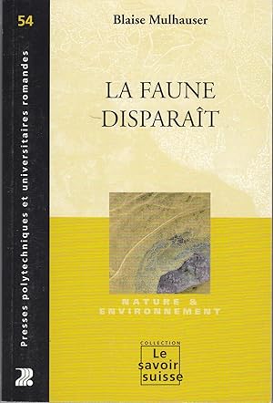 La faune disparaît