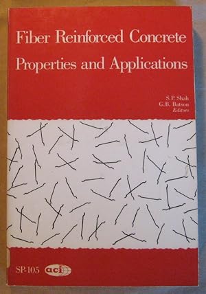 Imagen del vendedor de Fiber Reinforced Concrete Properties and Applications a la venta por Pistil Books Online, IOBA