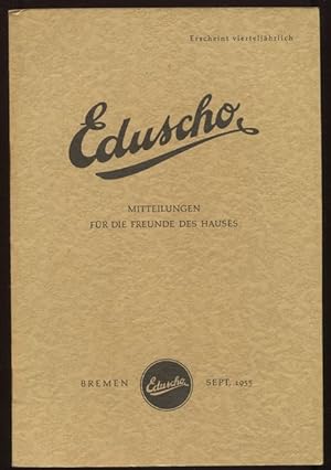 Eduscho - Mitteilungen für die Freunde des Hauses. September 1955.