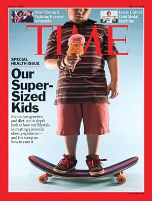 Bild des Verkufers fr Time Magazine, 23 June 2008 (Cover Story, "Our Super-Sized Kids") zum Verkauf von Armadillo Books