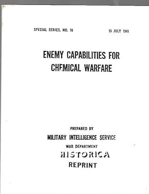 Seller image for Enemy Capabilities for Chemical Warfare for sale by K. L. Givens Books