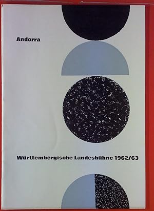 Seller image for Andorra. Wrttembergische Landesbhne. Programmheft 10 - Spielzeit 1962/63 for sale by biblion2