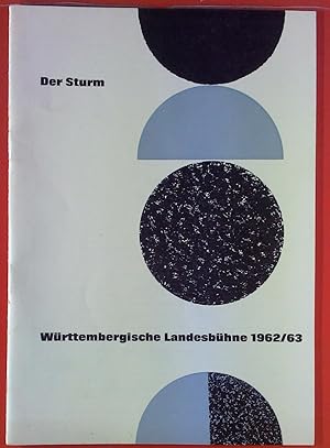 Seller image for Der Sturm. Wrttembergische Landesbhne. Programmheft 8 - Spielzeit 1962/63 for sale by biblion2