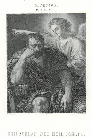 Bild des Verkufers fr JOSEPH. "Der Schlaf des Heil. Joseph". zum Verkauf von Peter Bierl Buch- & Kunstantiquariat Inh.: Andrea Bierl