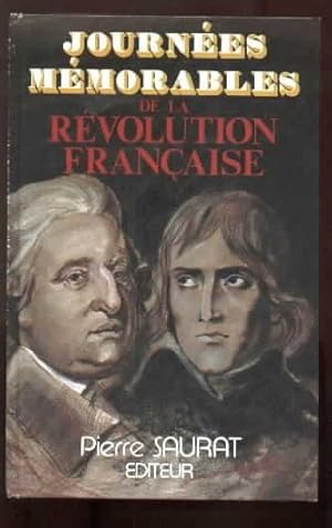 Journées mémorables de la Révolution française.