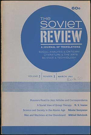 Image du vendeur pour The Soviet Review: A Journal of Translations - March 1961 (Volume 2, Number 3) mis en vente par Between the Covers-Rare Books, Inc. ABAA