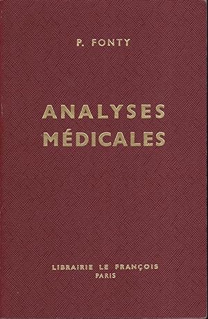 Analyses médicales, constantes biologiques et interprétation de leurs variantes a l'état patholog...