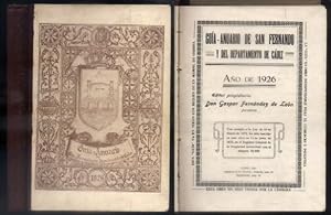 GUIA ANUARIO DE SAN FERNANDO Y DEL DEPARTAMENTO DE CADIZ PARA 1926.