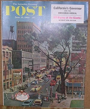 Seller image for The Saturday Evening Post: June 25, 1960 for sale by Dearly Departed Books