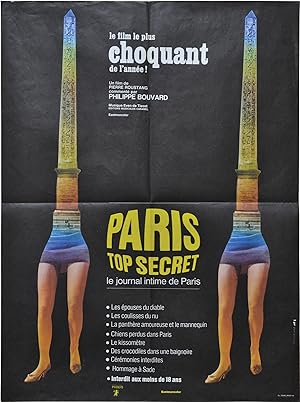 Paris Top Secret (Original French poster for the 1969 film)