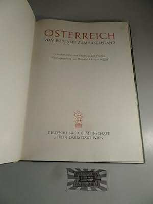 Seller image for sterreich - Vom Bodensee zum Burgenland. for sale by Druckwaren Antiquariat