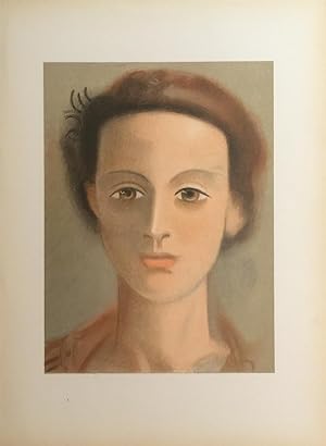 [COLOR LITHOGRAPHS] Derain's "Portrait of a Lady" AND Leger's "Head and Leaf"