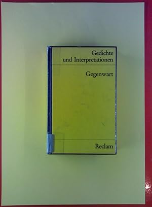 Seller image for Gedichte und Interpretationen 6. Gegenwart. for sale by biblion2