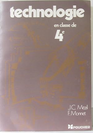 Bild des Verk�ufers f�r Technologie en classe de quatrième zum Verkauf von crealivres
