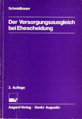 Immagine del venditore per Der Versorgungsausgleich bei Ehescheidung. Mit Berechnungsblttern, mehr als 500 hchstrichterlichen Entscheidungen, Gesetzestexten und den Sonderregelungen fr die neuen Bundeslnder. venduto da Antiquariat Jenischek