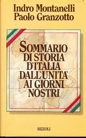 Bild des Verkufers fr Sommario di storia d'Italia dall'Unita' ai giorni nostri zum Verkauf von Librodifaccia