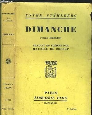 Image du vendeur pour DIMANCHE mis en vente par Le-Livre