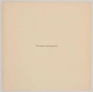 Seller image for Yvonne Jacquette Paintings, Monotypes & Drawings for sale by Jeff Hirsch Books, ABAA