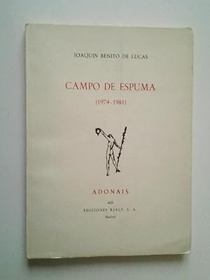 Immagine del venditore per Campo de espuma (1974-1981) Primera edicin venduto da MAUTALOS LIBRERA