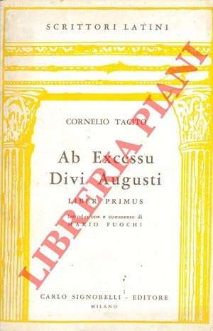 Ab Excessu Divi Augusti. Liber Primus.