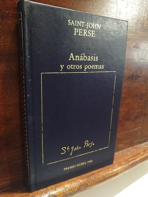 Seller image for Anbasis y otros poemas for sale by Libros Antuano