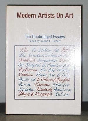 Modern Artists on Art: Ten Unabridged Essays