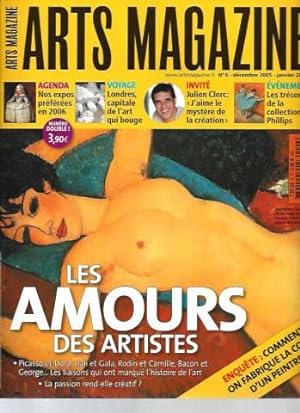 Art Magazine - N°6 (Décembre 2005 - Janvier 2006) : Les amours des artistes