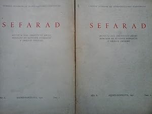 SEFARAD- Revista del INSTITUTO ARIAS MONTANO DE ESTUDIOS HEBRAICOS Y ORIENTE PRÓXIMO. Ano IX. Fas...