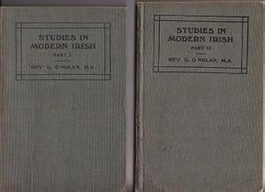 Bild des Verkufers fr Studies in Modern Irish, Part I & II - 2 Volumes zum Verkauf von Monroe Bridge Books, MABA Member