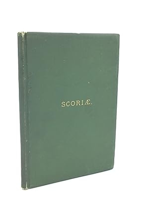 Seller image for SCORIAE for sale by Kubik Fine Books Ltd., ABAA