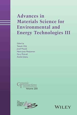 Immagine del venditore per Advances in Materials Science for Environmental and Energy Technologies III venduto da GreatBookPrices