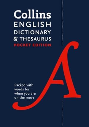 Seller image for English Pocket Dictionary and Thesaurus : The Perfect Portable Dictionary and Thesaurus for sale by GreatBookPrices
