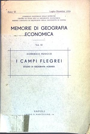 Immagine del venditore per I Campi Flegrei, Studio di Geografia Agraria; Memorie di Geografia Economica, Anno VI, Luglio-Dicembre venduto da books4less (Versandantiquariat Petra Gros GmbH & Co. KG)