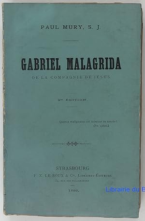 Gabriel Malagrida de la compagnie de Jésus