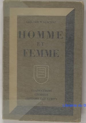 Seller image for Homme et femme for sale by Librairie du Bassin