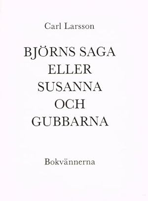 Immagine del venditore per Bjrns saga eller Susanna och gubbarna. venduto da Hatt Rare Books ILAB & CINOA