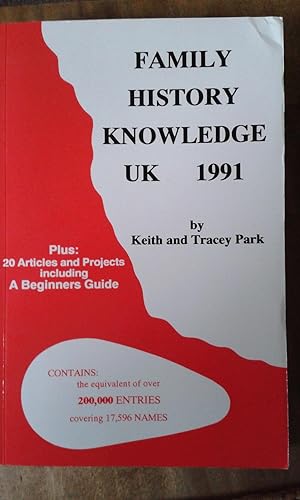 Seller image for Family History Knowledge UK 1991 for sale by Windmill Books