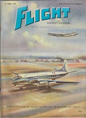 Flight And Aircraft Engineer : No. 2361 Vol. 65. : 23 April 1954