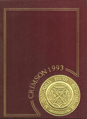 Concord High School Yearbook 1993 Concord, NH (Crimson)