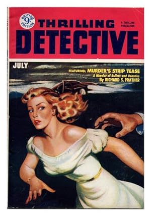 Murder's Strip Tease [and] The Wrong People [in] Thrilling Detective Magazine. Vol. VI, No. 12