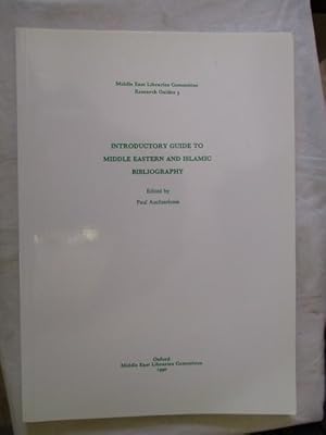 Seller image for INTRODUCTORY GUIDE TO MIDDLE EASTERN AND ISLAMIC BIBLIOGRAPHY for sale by GREENSLEEVES BOOKS