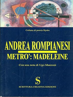 Bild des Verkufers fr Metro': Madeleine zum Verkauf von Librodifaccia