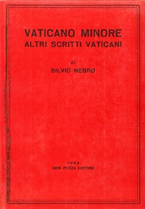 Seller image for Vaticano Minore. Altri Scritti Vaticani for sale by Libro Co. Italia Srl